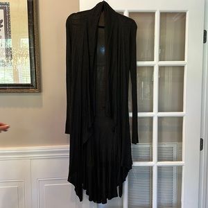 Sak’s 5/48 Long Gray Knit Cardigan